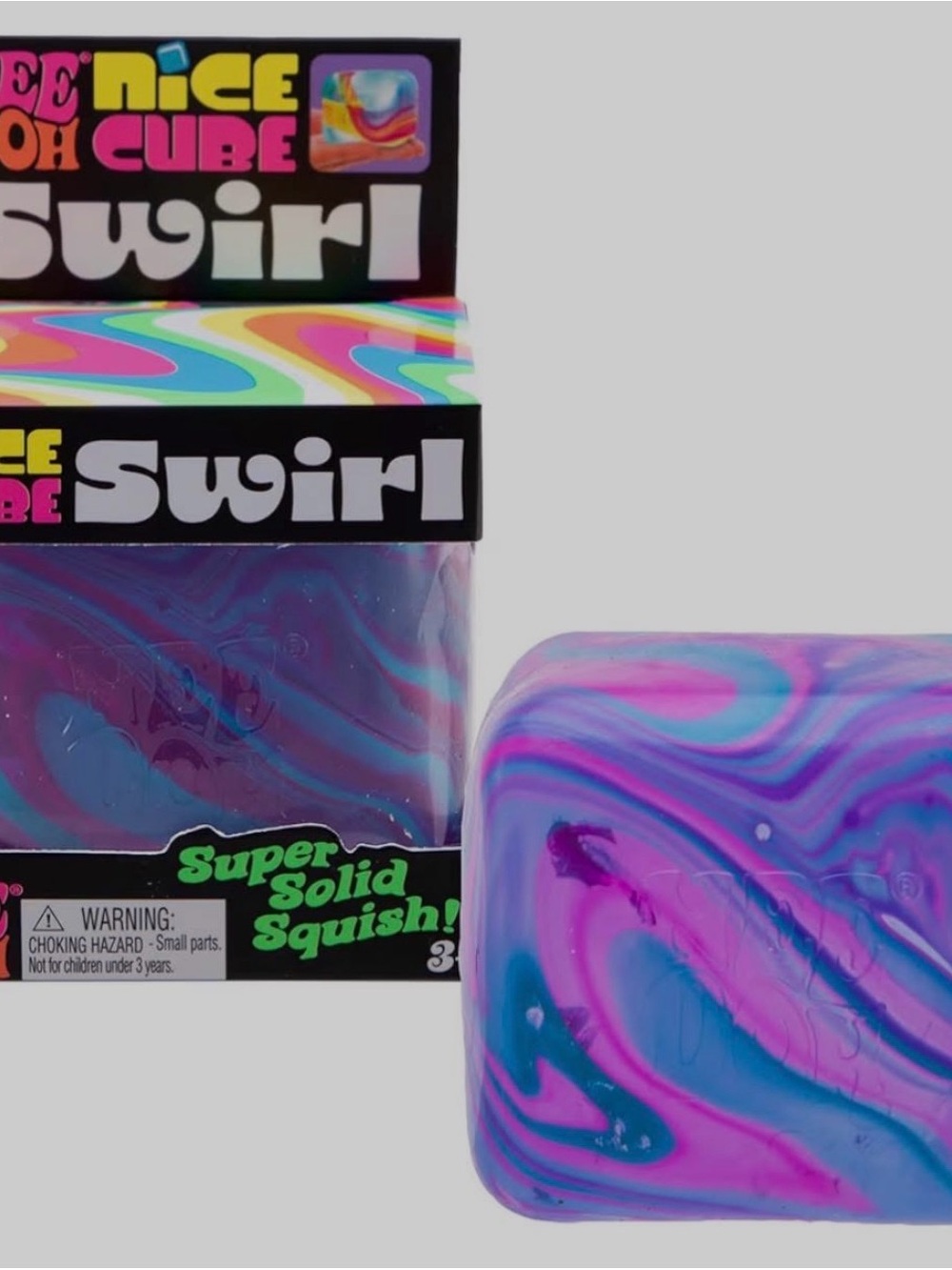 New Needoh Swirl Squish - Purple & Blue